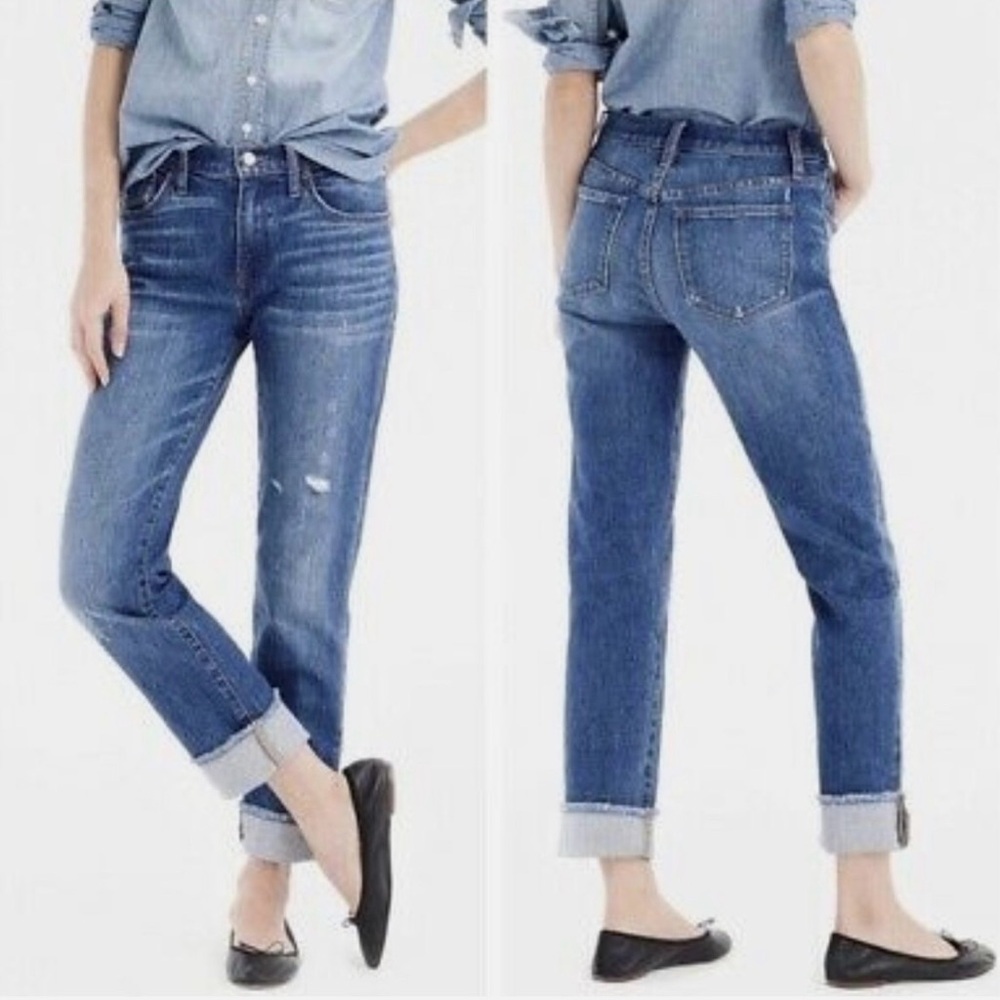 J. Crew Slim Broken In Boyfriend Jeans 29